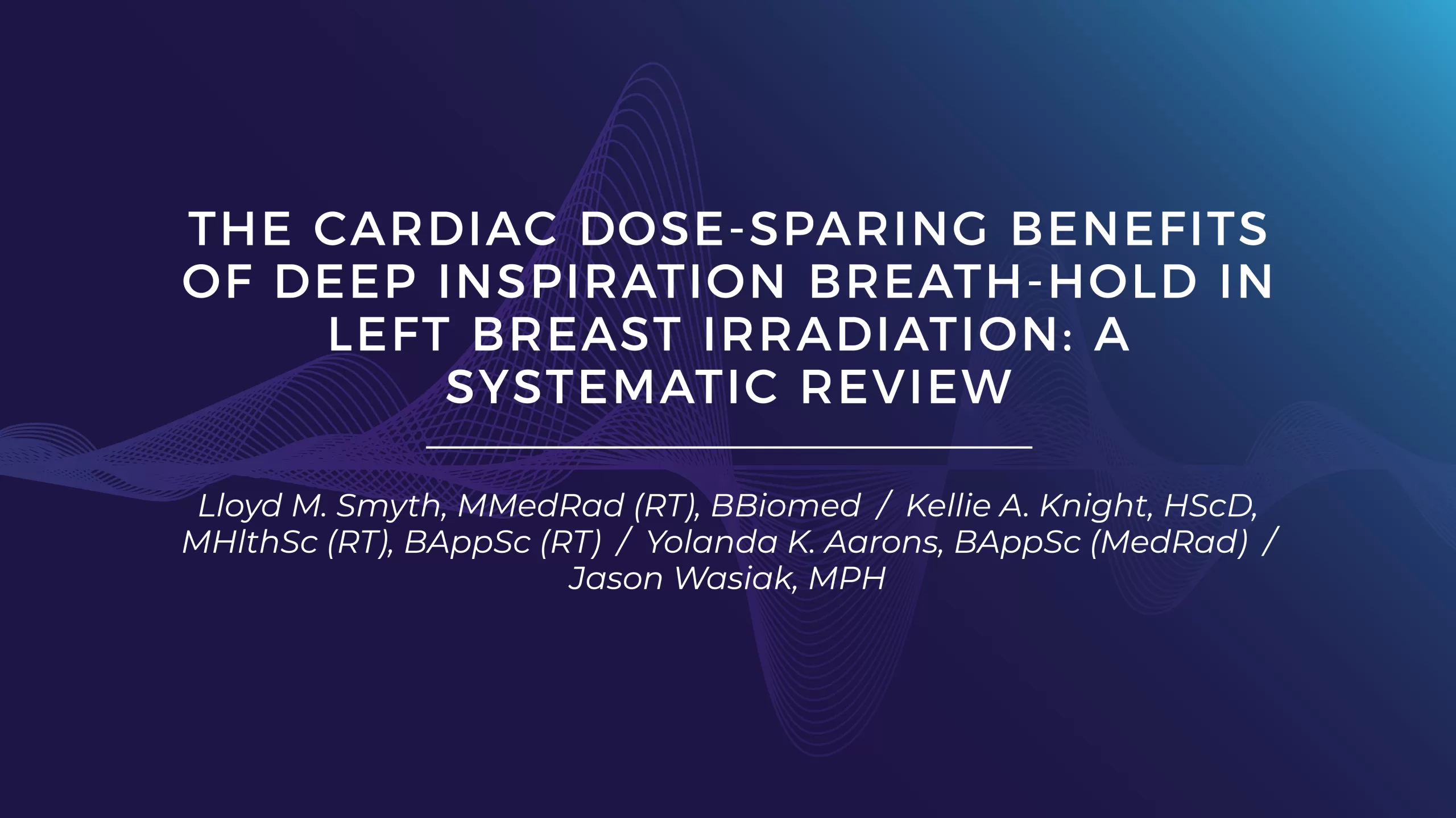 "The Cardiac Dose-Sparing Benefits of Deep Inspiration Breath-Hold in Left Breast Irradiation: A Systematic Review"