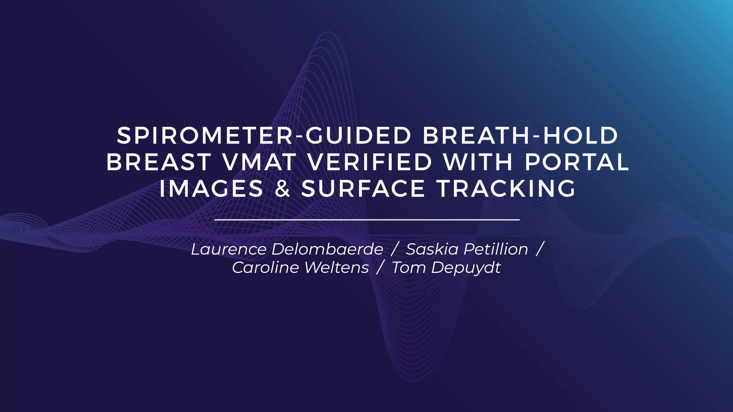 "Spirometer-Guided Breath-Hold Breast VMAT Verified with Portal Images & Surface Tracking"